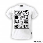 Coffee, Naps - Yoga - Majica