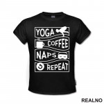 Coffee, Naps - Yoga - Majica