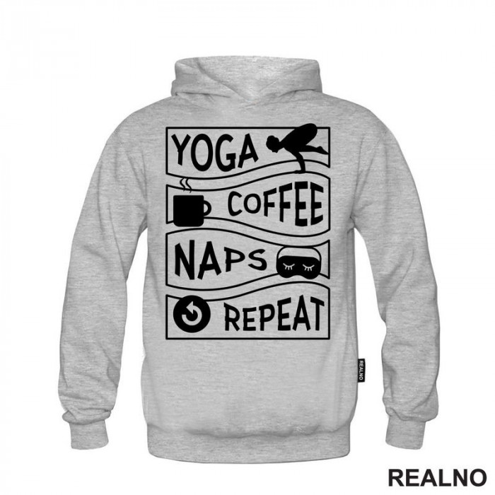 Coffee, Naps - Yoga - Duks