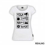 Coffee, Naps - Yoga - Majica