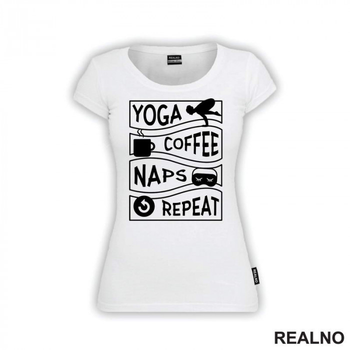 Coffee, Naps - Yoga - Majica