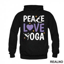 Peace, Love And - Yoga - Duks Peace, Love And - Yoga - Duks