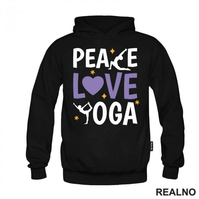 Peace, Love And - Yoga - Duks