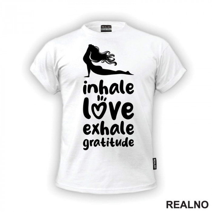 Inhale Love - Yoga - Majica