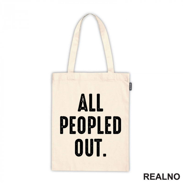 All Peopled Out - Humor - Ceger