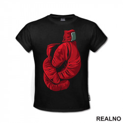 Crvene Rukavice - Box - Sport - Majica