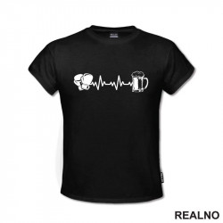 Heart Beat - Beer And Gloves - Box - Sport - Majica