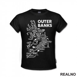Map - Outer Banks - Majica Map - Outer Banks - Majica