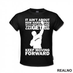 Keep Moving Forward - Rocky - Filmovi - Majica Keep Moving Forward - Rocky - Filmovi - Majica