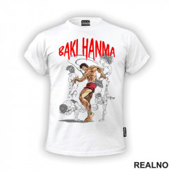 Grey Shadows - Baki Hanma - Majica