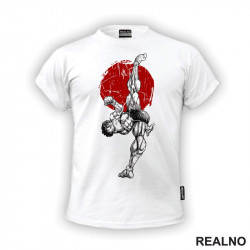 Red Moon Lines - Baki Hanma - Majica