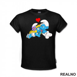 Zaljubljeni Štrumfovi - Crtani Filmovi - Majica