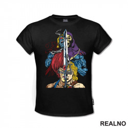 Mač I Polovine Lica - Masters of the Universe - Majica