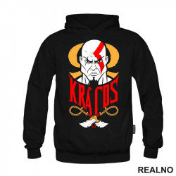Kratos And Yellow Logo - God Of War - Duks Kratos And Yellow Logo - God Of War - Duks
