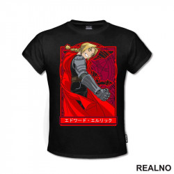 Ed With All Red - Fullmetal Alchemist - Anime - Majica Ed With All Red - Fullmetal Alchemist - Anime - Majica