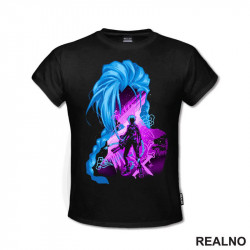 Inside Her Head - Jinx - League of Legends - LOL - Arcane - Majica