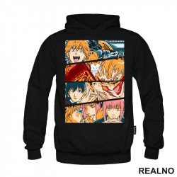 Denji, Power, Aki And Makima - Eyes - Chainsaw Man - Anime - Duks Denji, Power, Aki And Makima - Eyes - Chainsaw Man - Anime - Duks