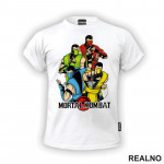 Sub-Zero, Scorpion, Reptile And Ermac - Mortal Kombat - Majica Sub-Zero, Scorpion, Reptile And Ermac - Mortal Kombat - Majica
