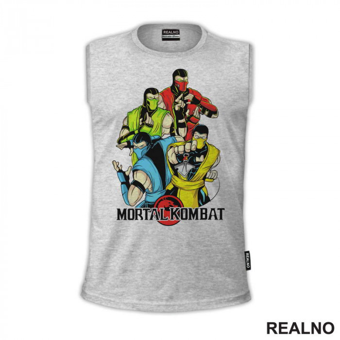 Sub-Zero, Scorpion, Reptile And Ermac - Mortal Kombat - Majica Sub-Zero, Scorpion, Reptile And Ermac - Mortal Kombat - Majica