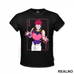 Hisoka - Heart Card - Hunter x Hunter - Majica Hisoka - Heart Card - Hunter x Hunter - Majica