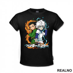 Gon Freecss And Killua Lightning- Hunter x Hunter - Majica Gon Freecss And Killua Lightning- Hunter x Hunter - Majica
