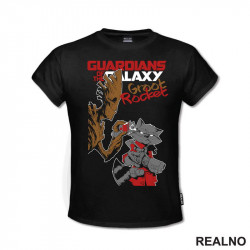 Groot And Rocket - Guardians of the Galaxy - Majica