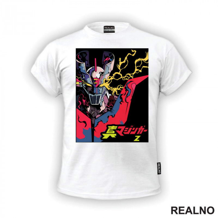 Yellow Lightning - Mazinger Z - Anime - Majica Yellow Lightning - Mazinger Z - Anime - Majica