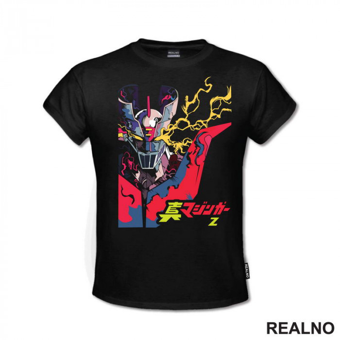 Yellow Lightning - Mazinger Z - Anime - Majica Yellow Lightning - Mazinger Z - Anime - Majica