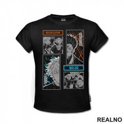 Sakuna And Gojo Half Face - Jujutsu Kaisen - Majica