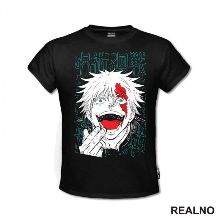 Satoru Gojo - Lines - Jujutsu Kaisen - Majica Satoru Gojo - Lines - Jujutsu Kaisen - Majica