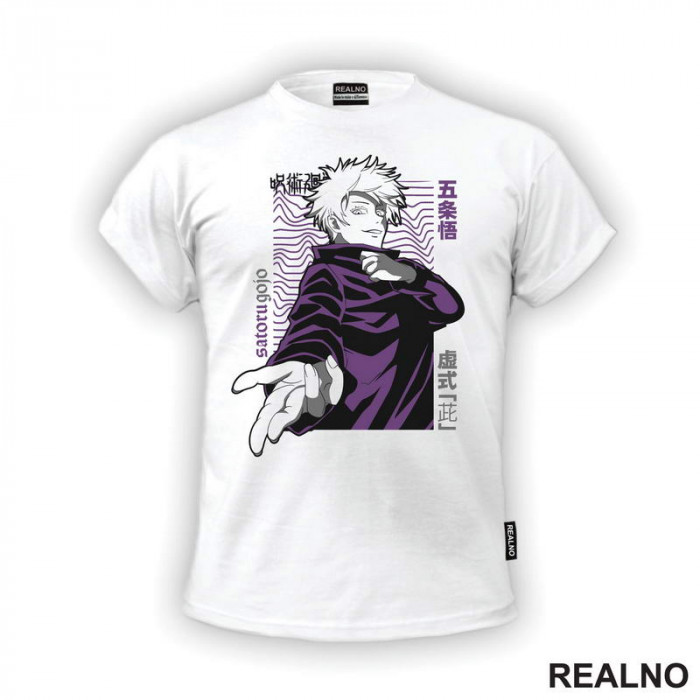 Satoru Gojo - Fingers - Jujutsu Kaisen - Majica Satoru Gojo - Fingers - Jujutsu Kaisen - Majica