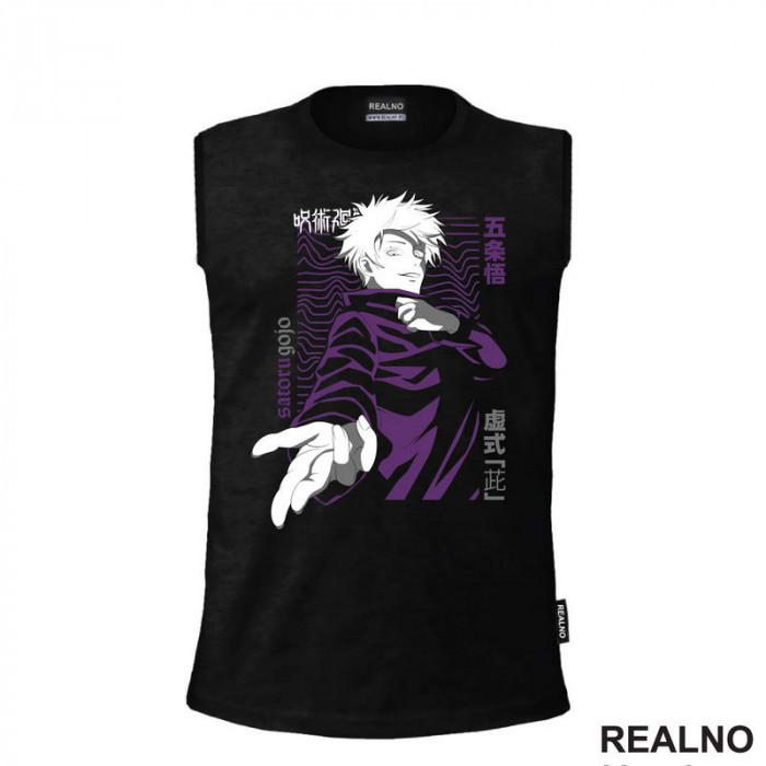 Satoru Gojo - Fingers - Jujutsu Kaisen - Majica Satoru Gojo - Fingers - Jujutsu Kaisen - Majica