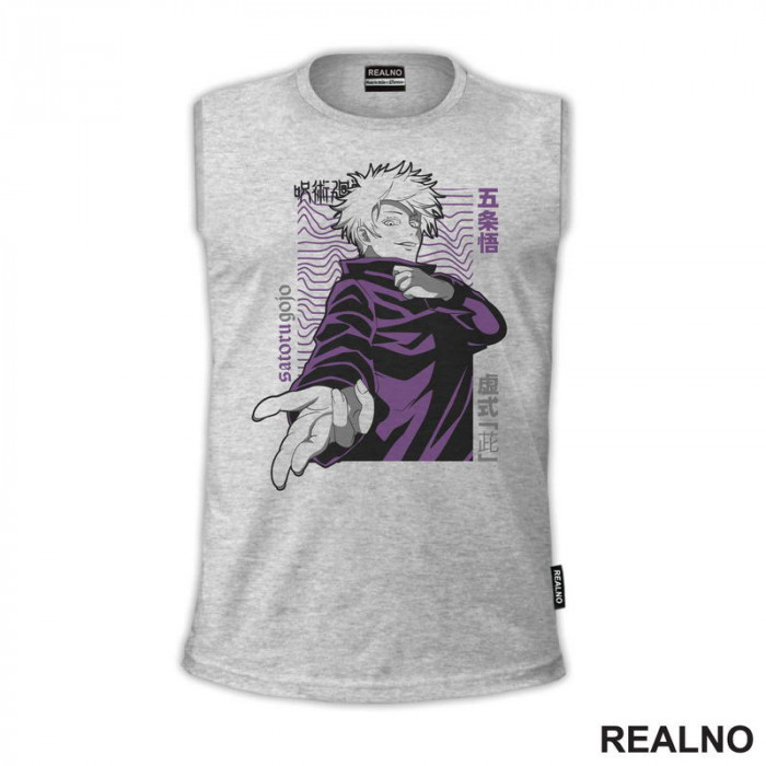 Satoru Gojo - Fingers - Jujutsu Kaisen - Majica Satoru Gojo - Fingers - Jujutsu Kaisen - Majica