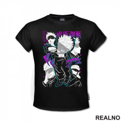 Satoru Gojo - Faces - Jujutsu Kaisen - Majica