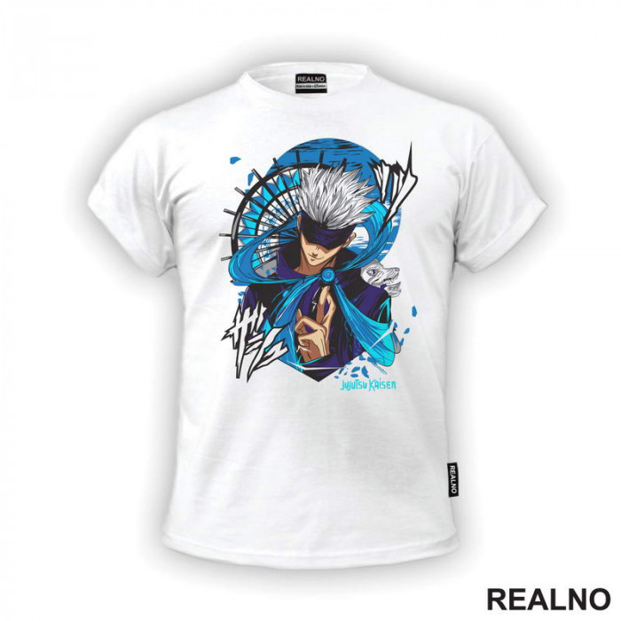 Satoru Gojo - Blue Shards - Jujutsu Kaisen - Majica Satoru Gojo - Blue Shards - Jujutsu Kaisen - Majica