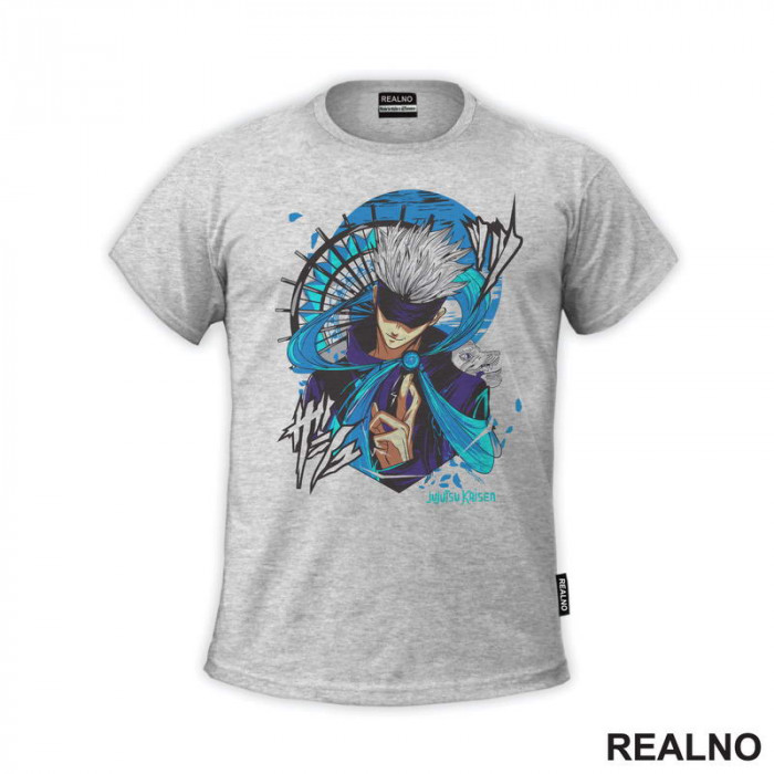Satoru Gojo - Blue Shards - Jujutsu Kaisen - Majica Satoru Gojo - Blue Shards - Jujutsu Kaisen - Majica