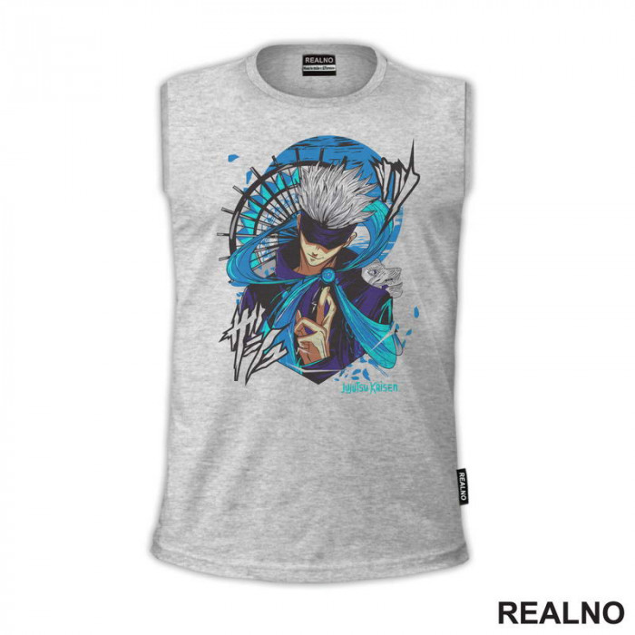 Satoru Gojo - Blue Shards - Jujutsu Kaisen - Majica Satoru Gojo - Blue Shards - Jujutsu Kaisen - Majica