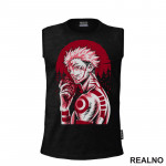 Ryomen Sukuna - Red Moon And Heart - Jujutsu Kaisen - Majica Ryomen Sukuna - Red Moon And Heart - Jujutsu Kaisen - Majica