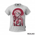 Ryomen Sukuna - Red Moon And Heart - Jujutsu Kaisen - Majica Ryomen Sukuna - Red Moon And Heart - Jujutsu Kaisen - Majica