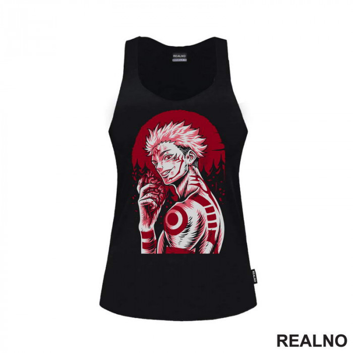Ryomen Sukuna - Red Moon And Heart - Jujutsu Kaisen - Majica Ryomen Sukuna - Red Moon And Heart - Jujutsu Kaisen - Majica
