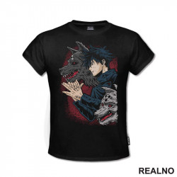 Megumi Fushiguro And Divine Dogs - Jujutsu Kaisen - Majica