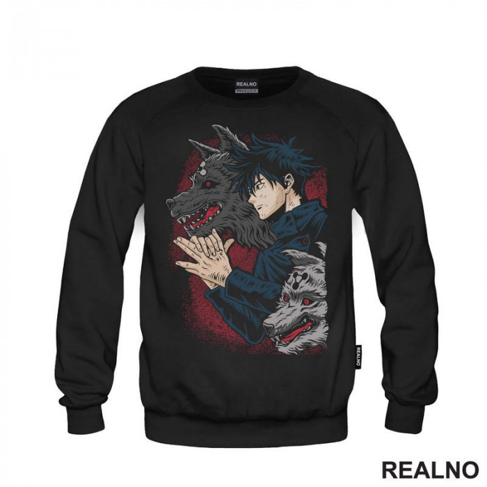 Megumi Fushiguro And Divine Dogs - Jujutsu Kaisen - Duks Megumi Fushiguro And Divine Dogs - Jujutsu Kaisen - Duks