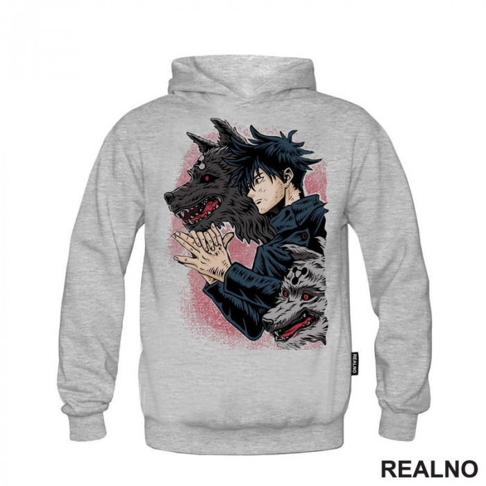 Megumi Fushiguro And Divine Dogs - Jujutsu Kaisen - Duks Megumi Fushiguro And Divine Dogs - Jujutsu Kaisen - Duks