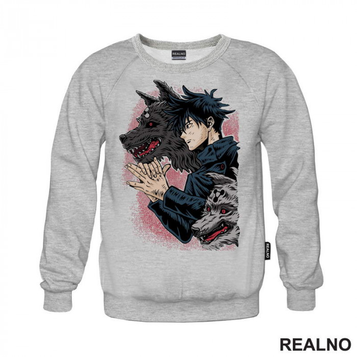 Megumi Fushiguro And Divine Dogs - Jujutsu Kaisen - Duks Megumi Fushiguro And Divine Dogs - Jujutsu Kaisen - Duks