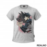 Megumi Fushiguro And Divine Dogs - Jujutsu Kaisen - Majica Megumi Fushiguro And Divine Dogs - Jujutsu Kaisen - Majica