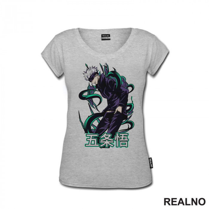 Satoru Gojo - Green - Jujutsu Kaisen - Majica Satoru Gojo - Green - Jujutsu Kaisen - Majica