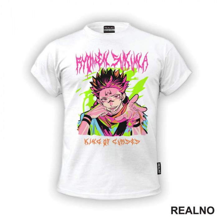 Ryomen Sukuna - King Of Curses Colors - Jujutsu Kaisen - Majica Ryomen Sukuna - King Of Curses Colors - Jujutsu Kaisen - Majica