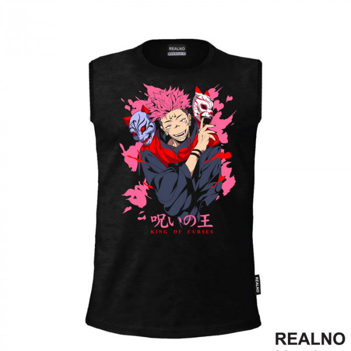 Ryomen Sukuna - King Of Curses Masks - Jujutsu Kaisen - Majica Ryomen Sukuna - King Of Curses Masks - Jujutsu Kaisen - Majica