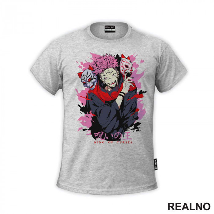 Ryomen Sukuna - King Of Curses Masks - Jujutsu Kaisen - Majica Ryomen Sukuna - King Of Curses Masks - Jujutsu Kaisen - Majica