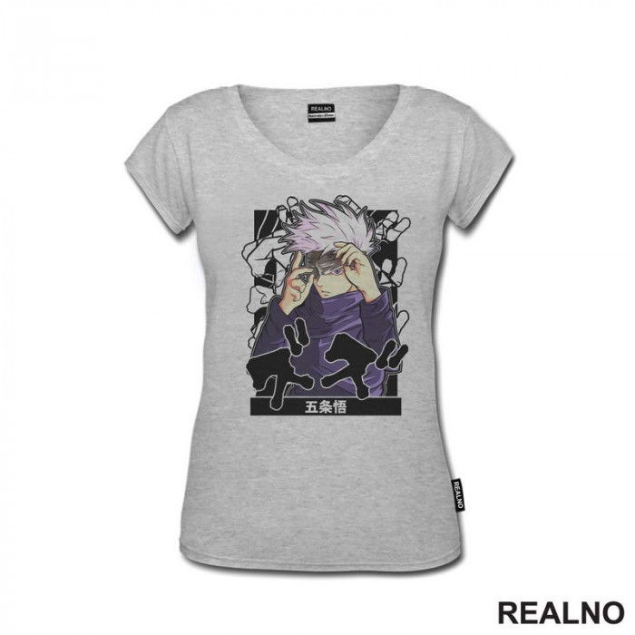 Satoru Gojo - Blindfold - Jujutsu Kaisen - Majica Satoru Gojo - Blindfold - Jujutsu Kaisen - Majica